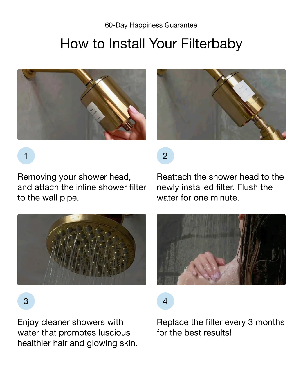 Filterbaby Pro Series Titanium Aluminum Shower Filter - Image 38