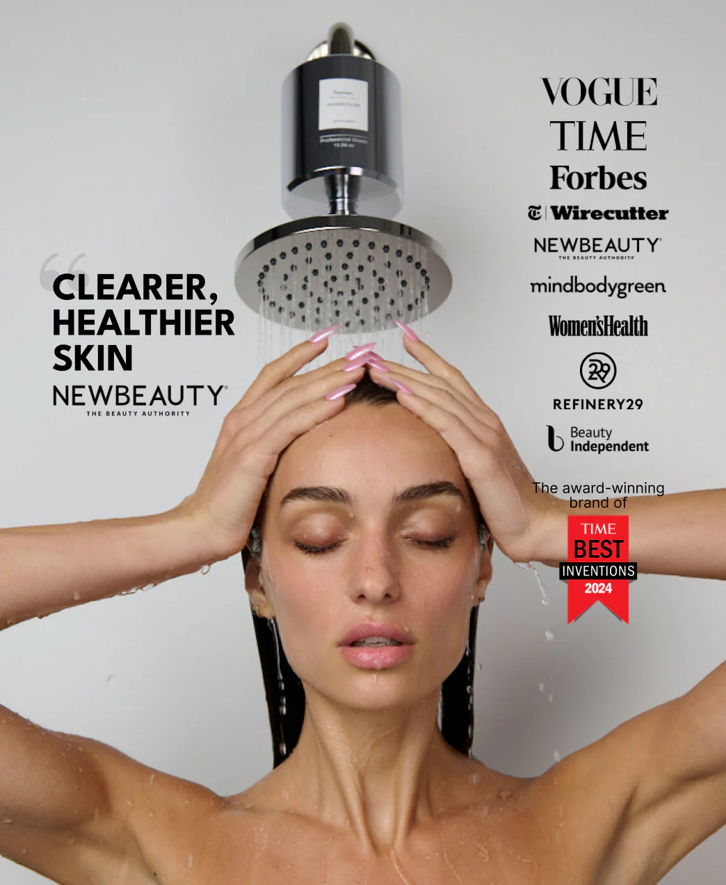 Filterbaby Pro Series Titanium Aluminum Shower Filter - Image 4